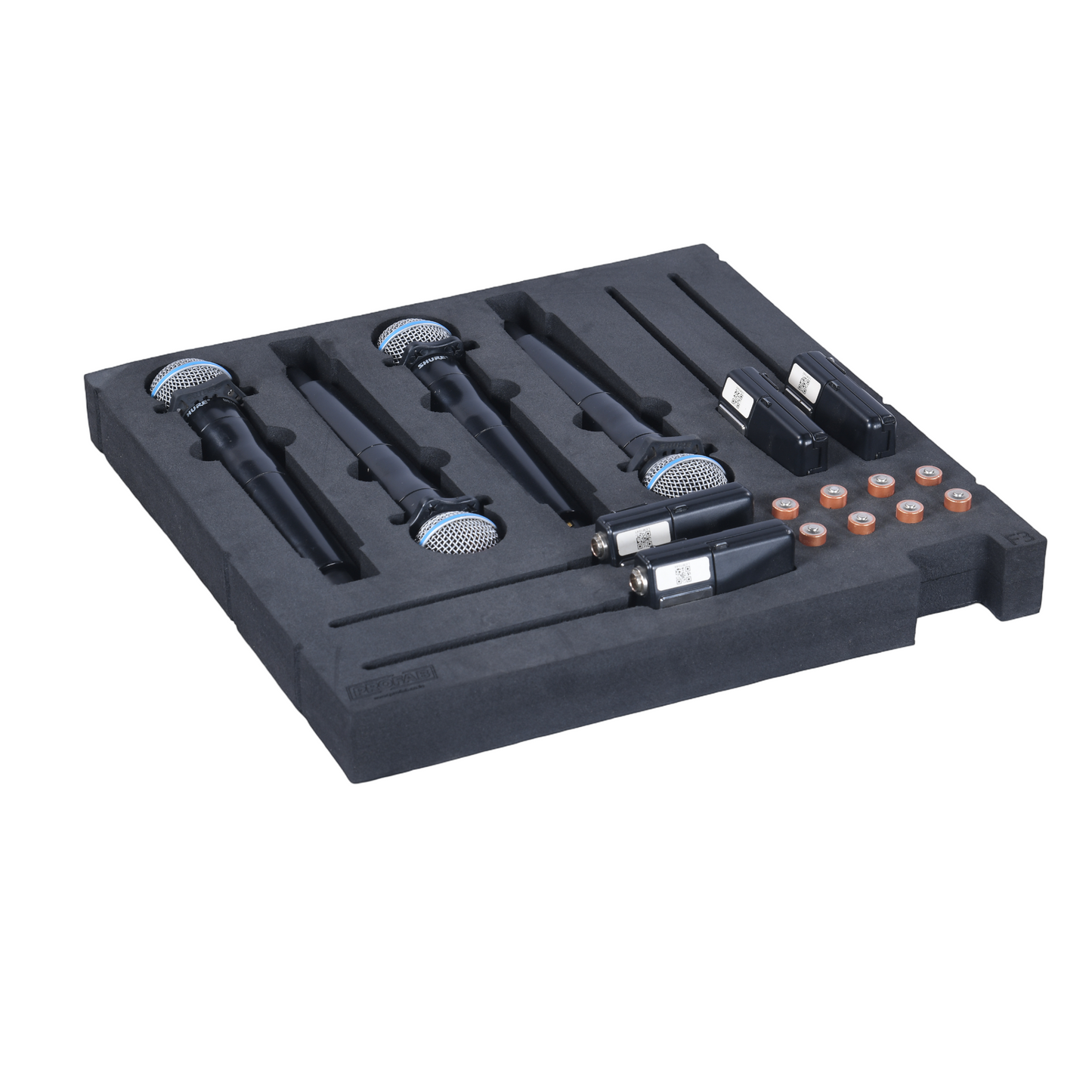 F3 - Shure Axient Handheld Bodypack Foam - 2U